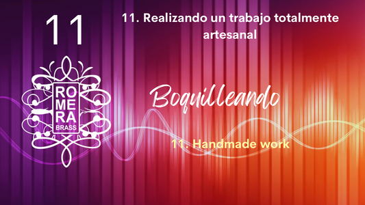 11. Realizando un trabajo totalmente artesanal