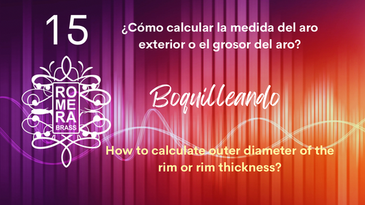 15.¿Cómo calcular la medida del aro exterior o el grosor del aro?