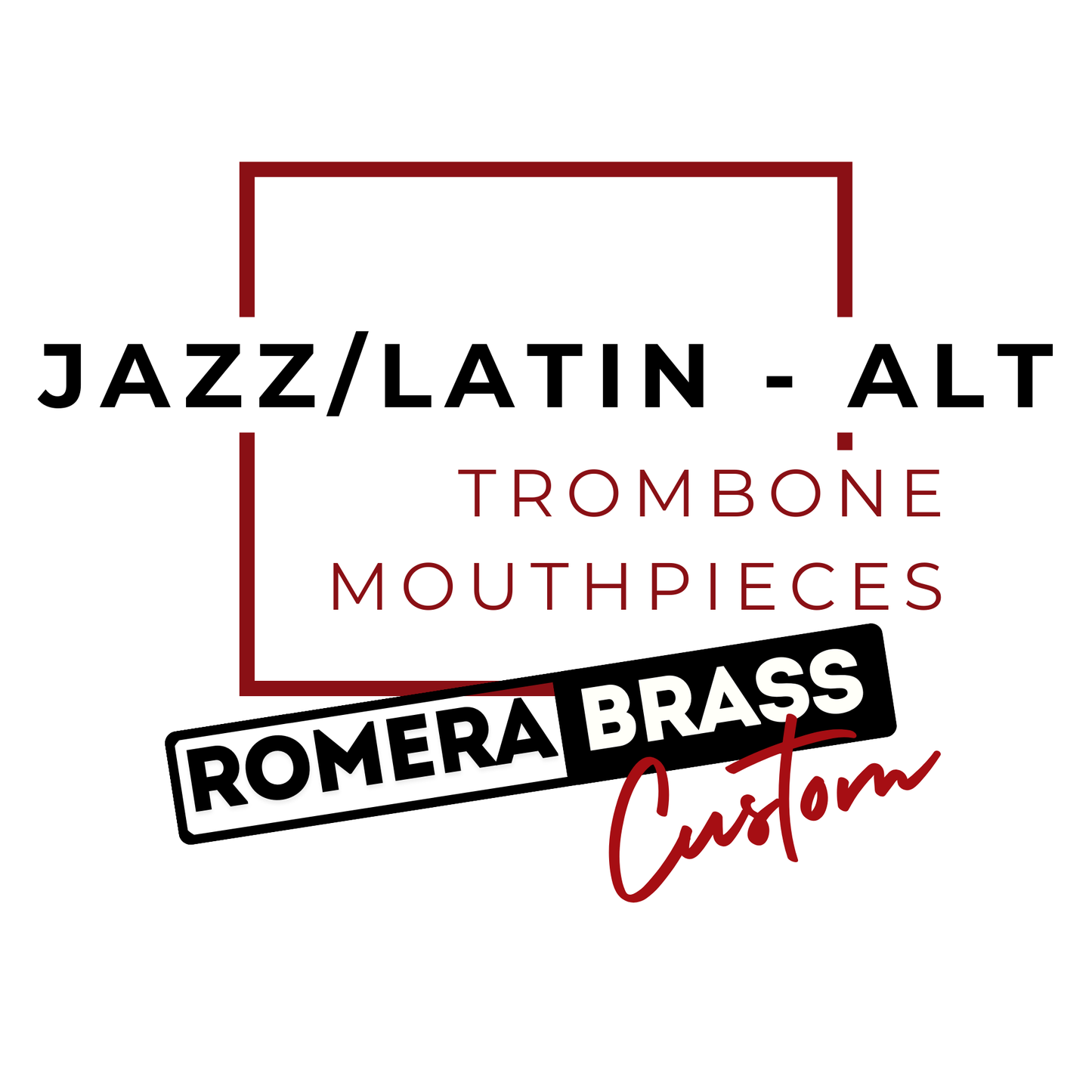 Alt / Jazz / Latin Trombone Mouthpieces  - CUSTOM