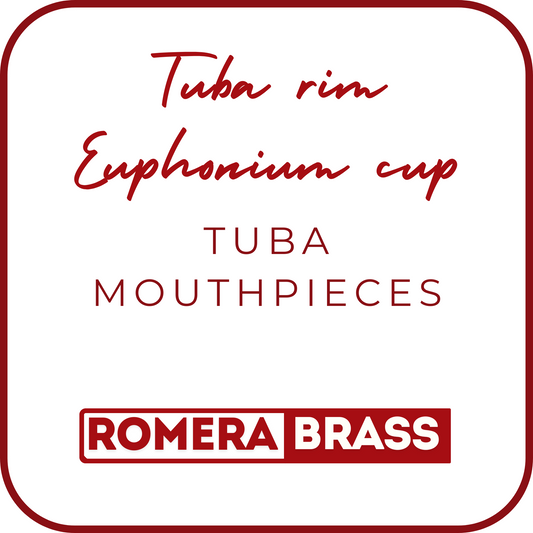 Boquillas con Aro de Tuba y copa y tudel de Euphonium