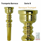 Baroque Trumpet Mouthpieces - B Serie